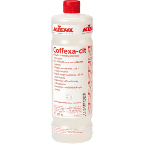 Kiehl Coffexa-cit Entkalker für Kaffeemaschinen und Küchengeräte – 1 Karton = 6 Flaschen à 1 Liter