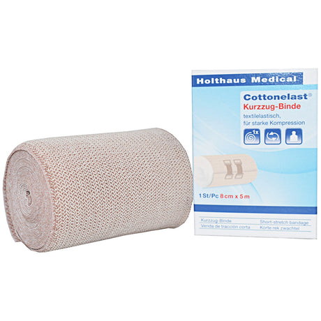 Holthaus Medical Cottonelast Kurzzug-Binde 5 m, Baumwolle – Ansicht 2