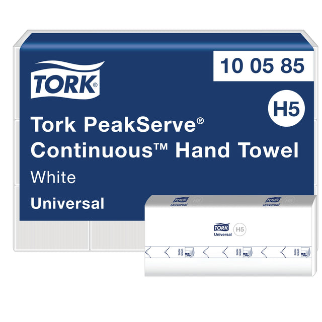 Tork PeakServe Endlos Papierhandtücher, 1-lagig, weiß, H5