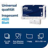 Tork PeakServe Endlos Papierhandtücher, 1-lagig, weiß, H5 – Ansicht 2