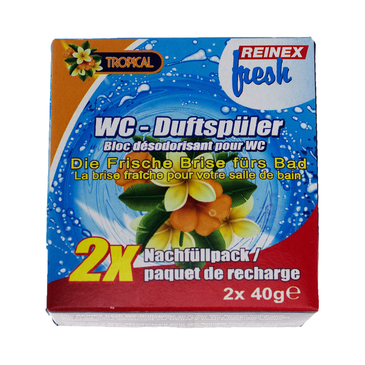 Reinex fresh WC-Duftspüler Nachfüllpack – Nachfüller für frische Duftspülung