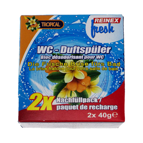 Reinex fresh WC-Duftspüler Nachfüllpack – Nachfüller für frische Duftspülung