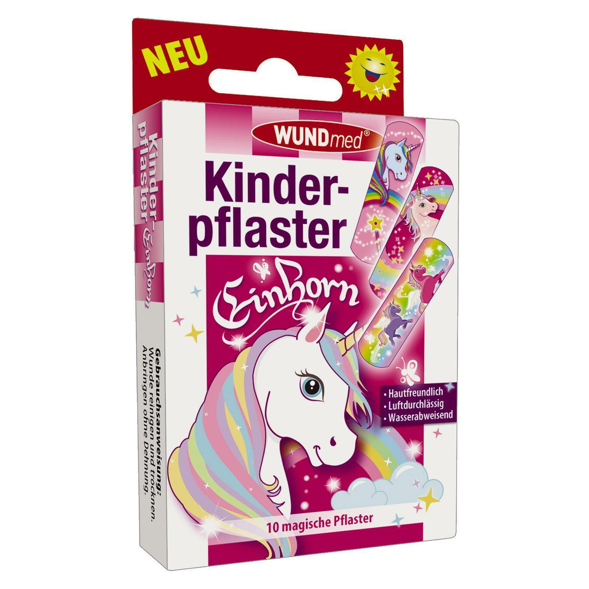 WUNDmed Kinderpflaster Einhorn 10 Stück