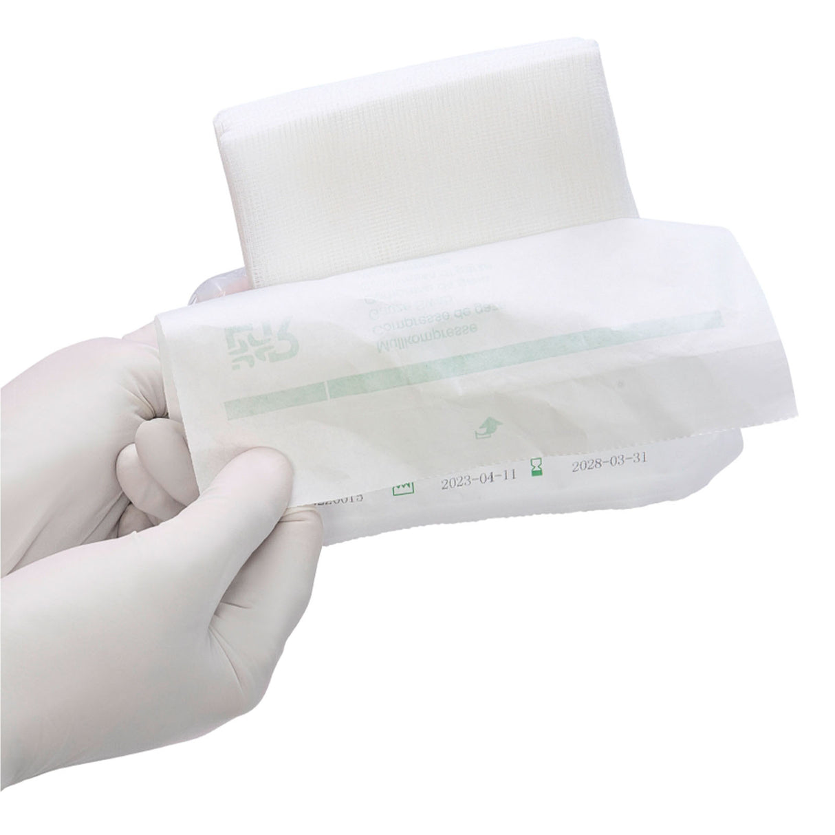 Lohmann Rauscher Gazin Mullkompresse 10x10cm, 32-fach, 20-fädig, 50 Stück