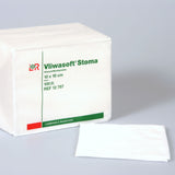 Lohmann Rauscher Vliwasoft Stoma Vliesstoffkompresse 4 - fach, 100 Stück 10 x 10 cm