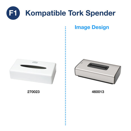 Tork Extra weiche Kosmetiktücher, 2-lagig, weiß, F1 – Ansicht 7