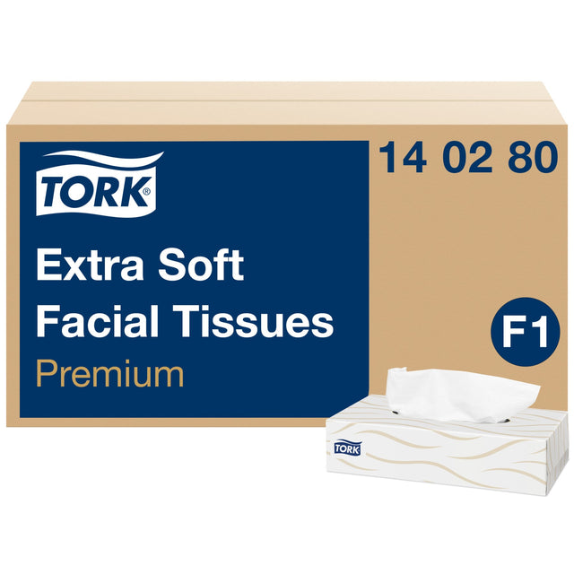 Tork Extra weiche Kosmetiktücher, 2-lagig, weiß, F1