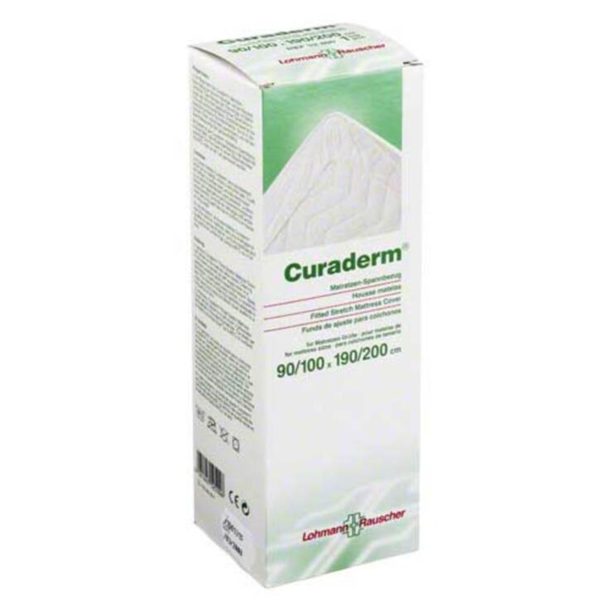 Lohmann Rauscher Curaderm Matratzen-Spannbezug 25 Stück 90 x 190 cm bis 100 x 200 cm