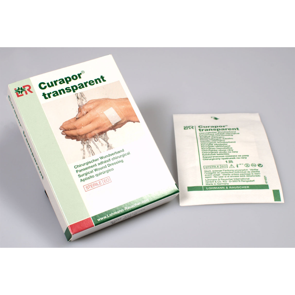 Lohmann Rauscher Curapor transparent Wundverband steril 5 Stück
