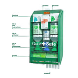 Plum QuickSafe Food Industry Erste-Hilfe Wandstation – bestückt mit detektierbaren Pflastern – Ansicht 2