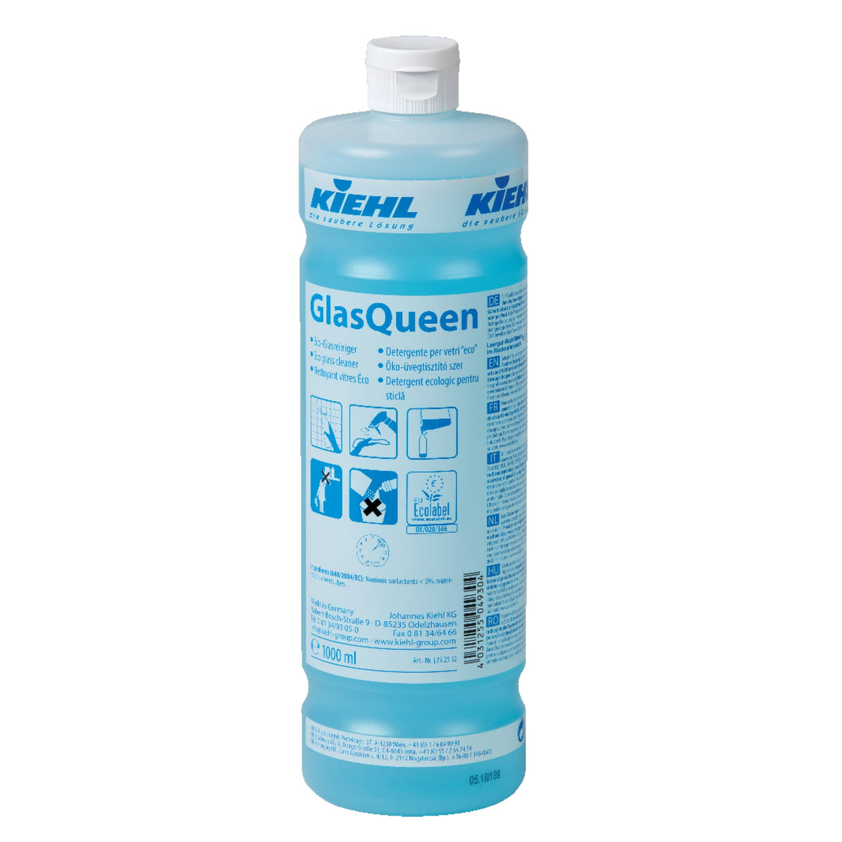 Kiehl Glas- und Oberflächenreiniger GlasQueen – 1000 ml - Flasche