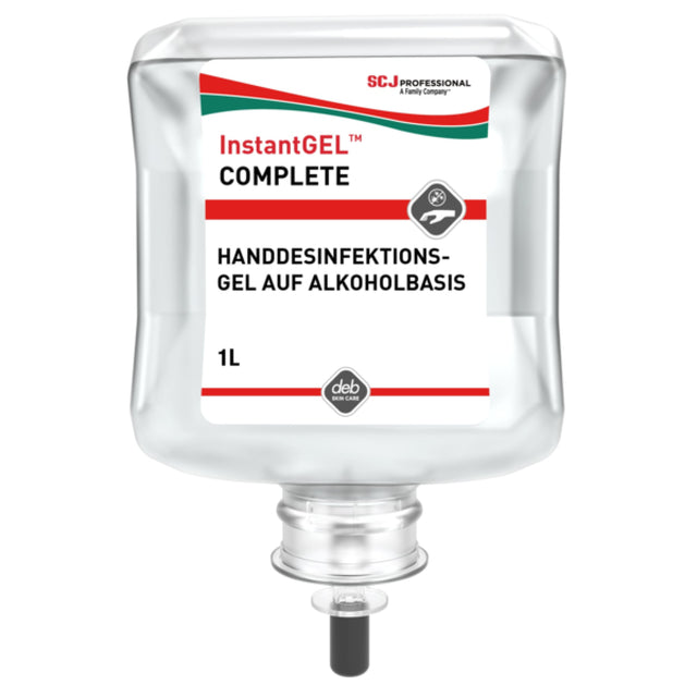 SC Johnson Professional InstantGEL COMPLETE Handdesinfektionsgel, unparfümiert mit Hamamelis-Extrakt