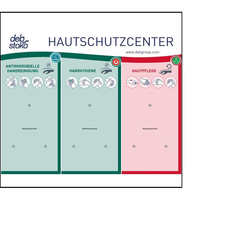 STOKO Handhygienecenter Spendertafel mit Befestigungsmaterial