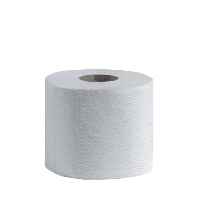 CWS Recycling Natur Toilettenpapier, 2-lagig naturweiß, 400 Blatt/Rolle, EU-Ökolabel