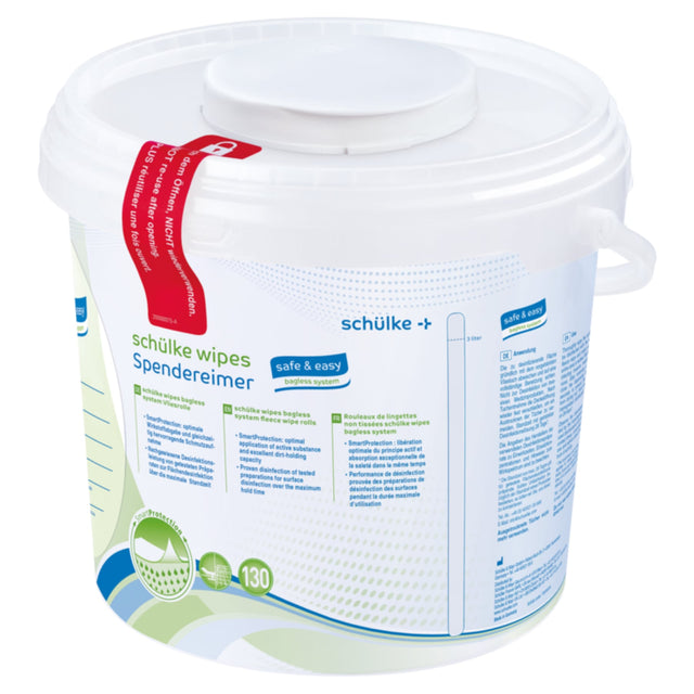 Schülke wipes safe&easy Spenderbox, Einweg-Feuchttuchsystem – für Flächen und Medizinprodukte