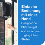 Tork Reflex Innenabrollungsspender M4, Einzelblatt, mit abnehmbarer Blende – Ansicht 6