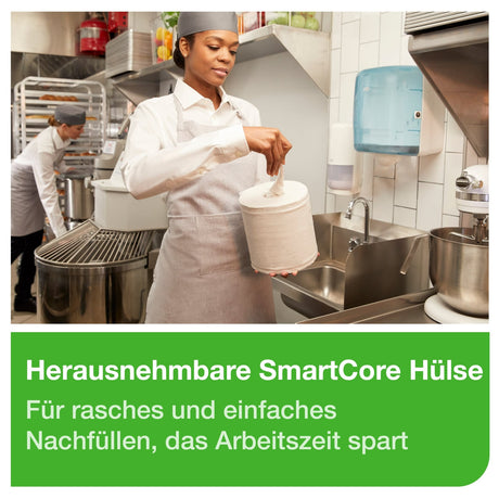 Tork Reflex Innenabrollungsspender M4, Einzelblatt, mit abnehmbarer Blende – Ansicht 2