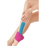 Lifemed Sprunggelenk Physio Tapes – 1 Set = 3 x pink, 1 x blau