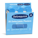 Cederroth Salvequick Blue Detectable Pflastermix für die Lebensmittelbranche – Ansicht 2