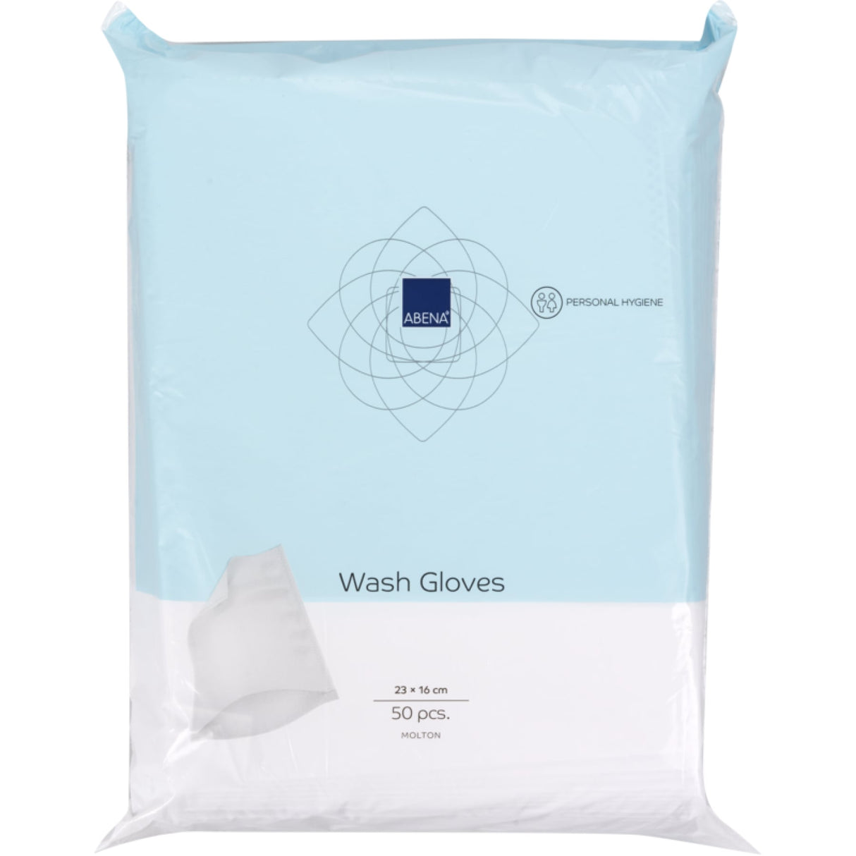 ABENA Molton Ultra Sonic Waschhandschuh Körperreinigung