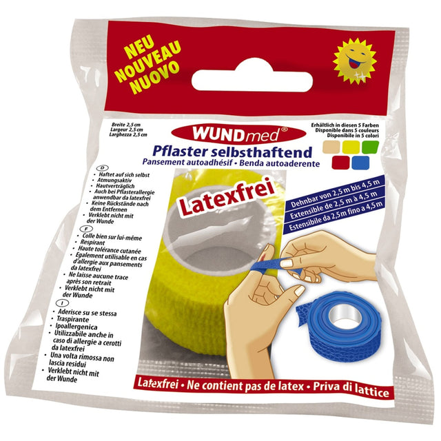 WUNDmed Fixierpflaster selbsthaftend, kohäsiv, latexfrei