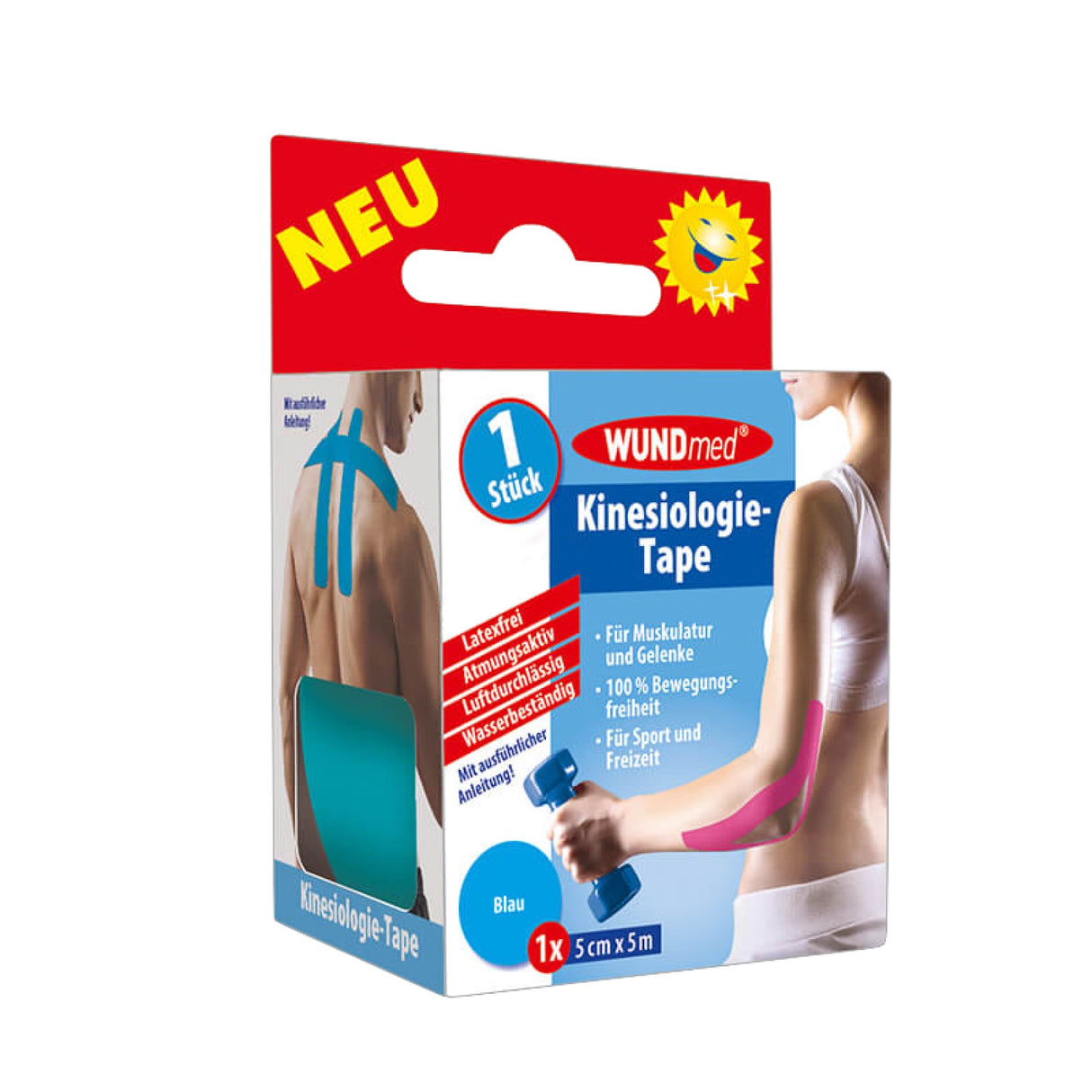 WUNDmed Kinesiologie Tape, elastisch, latexfrei – Ansicht 2
