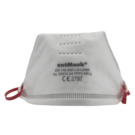 zetMask FFP3 Feinstaubfiltermaske ohne Ausatemventil, mit gepolstertem Nasenbereich – Ansicht 5