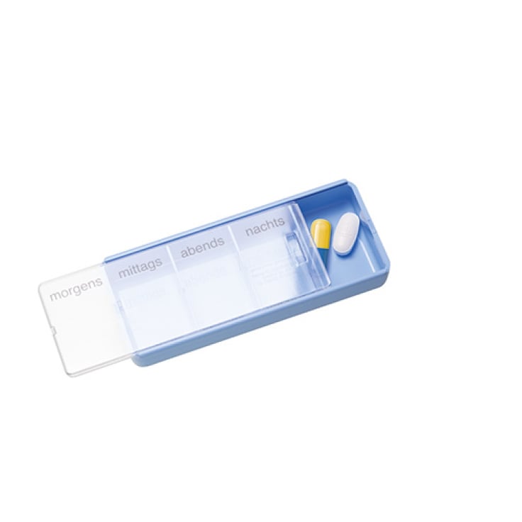 Lifemed Tabletten Komplett Set Medikamentenspender – 1 Set blau