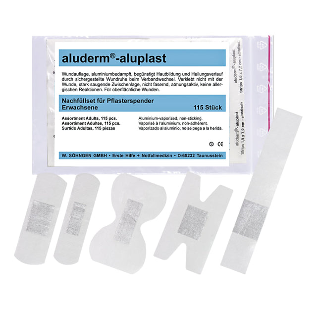 Söhngen Nachfüllset Pflasterspender aluderm-aluplast, 115-teilig
