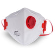 zetMask FFP2 Feinstaubfiltermaske mit Ausatemventil, flach faltbar mit Nasenpolster