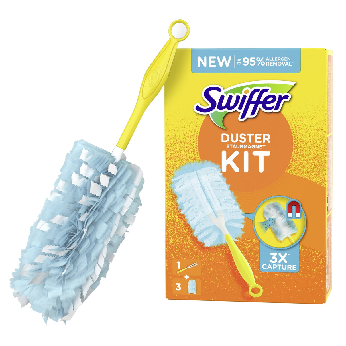 Swiffer Duster Kit Staubmagnet, Staubwedel mit Staubfang-Technologie – Ansicht 2