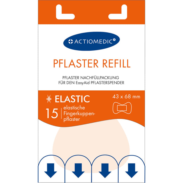 Actiomedic EasyAid ELASTIC Fingerkuppenpflaster – elastisch, hautfreundlich und hypoallergen