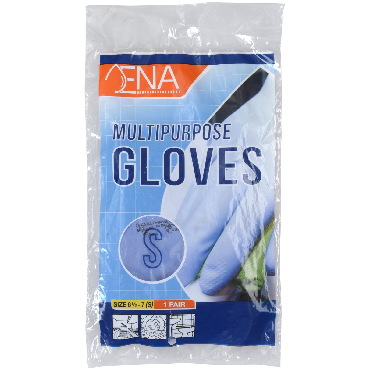 Abena ENA Multipurpose Haushaltshandschuhe blau