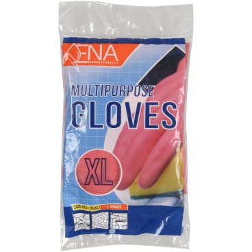 Abena ENA Multipurpose Haushaltshandschuhe rot