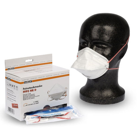 zetMask FFP3 Feinstaubfiltermaske ohne Ausatemventil, mit gepolstertem Nasenbereich – Ansicht 7