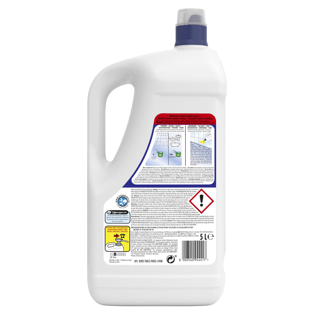Mr. Proper Professional Mehrzweck Hygienereiniger 4in1 – Ansicht 2
