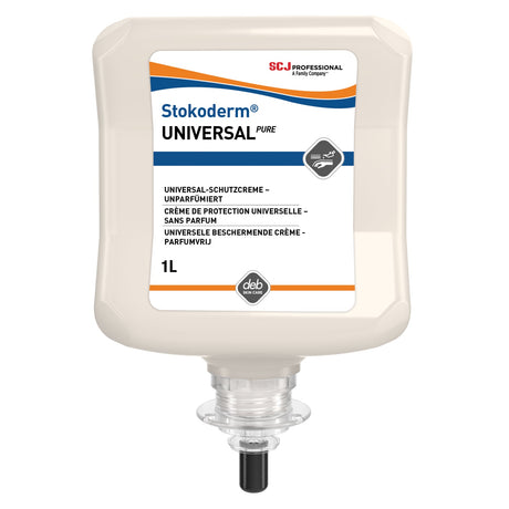 Stokoderm UNIVERSAL PURE Hautschutzcreme, silikonfrei – Dreifachschutz unter Handschuhen – Ansicht 2