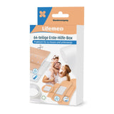 Lifemed Pflaster, Mullbinde & Heftpflaster Wundversorgung 64-teilig