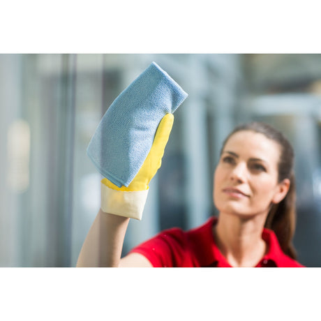 Vileda Professional r-MicroTuff Swift Microfasertuch – Recyceltes Reinigungstuch, Nordic Swan Ecolabel – Ansicht 4