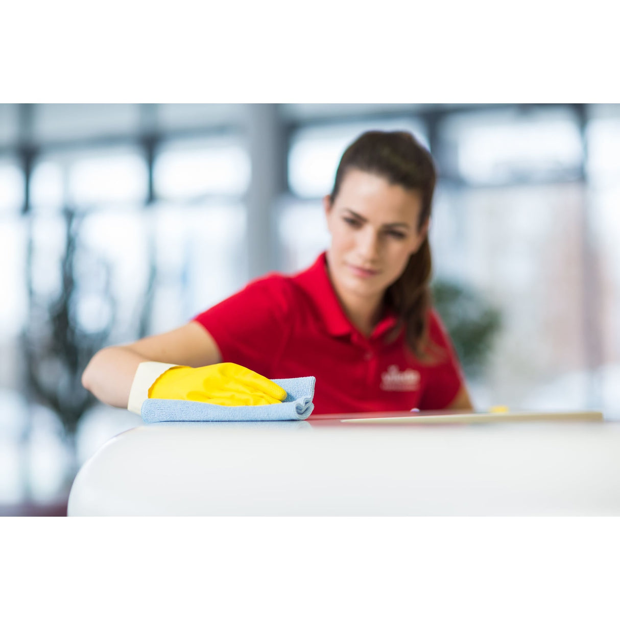 Vileda Professional r-MicroTuff Swift Microfasertuch – Recyceltes Reinigungstuch, Nordic Swan Ecolabel – Ansicht 11