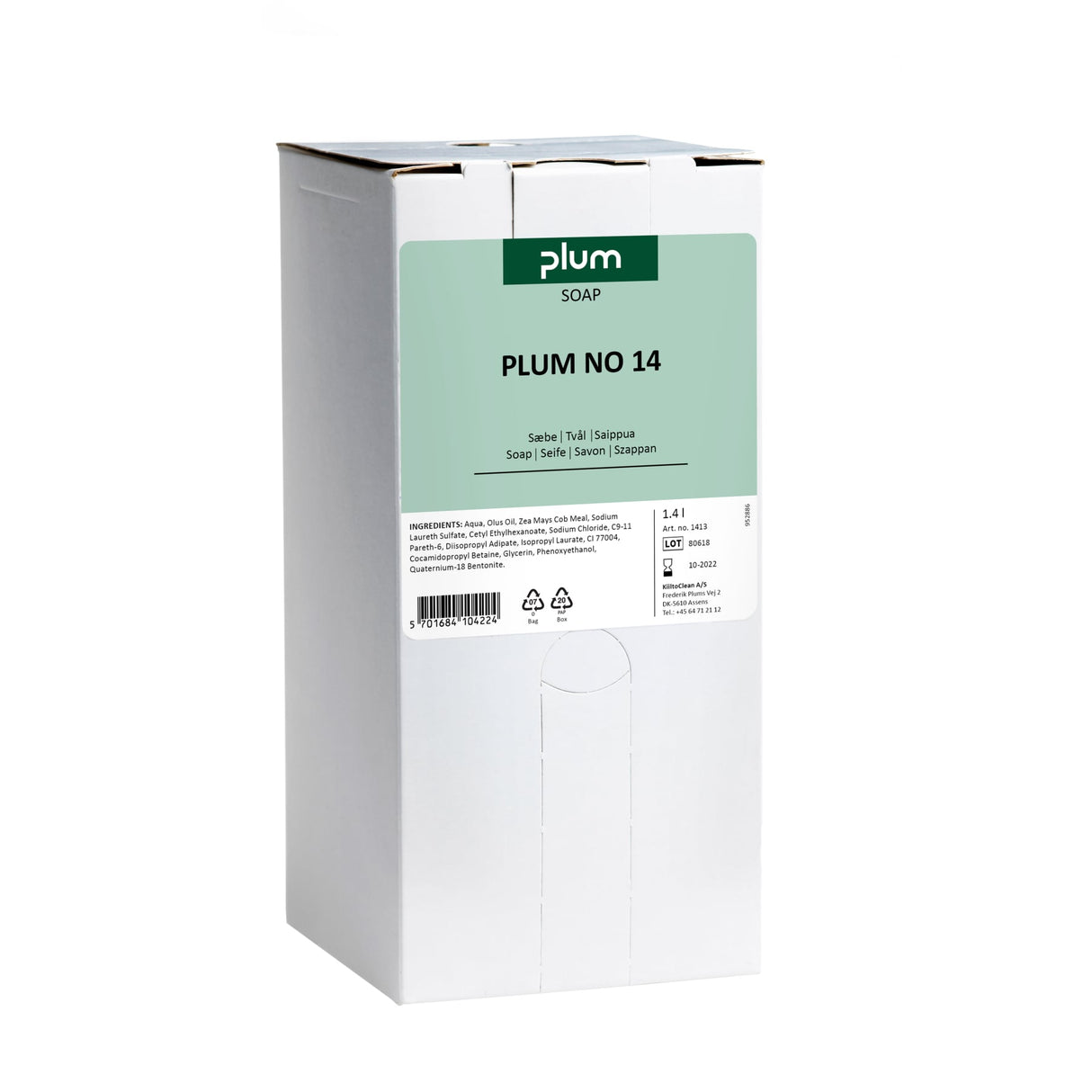 Plum Cremeseife No. 14 – leicht parfümiert, rückfettend, ohne Konservierungsmittel – Ansicht 4