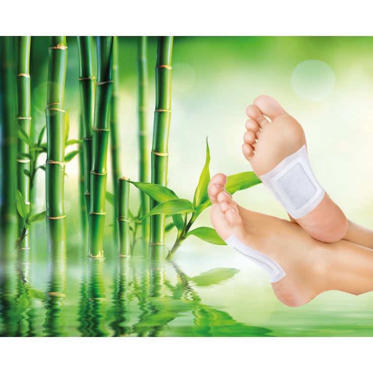Lifemed Entgiftungspflaster Füße Bambus – 1 Packung = 2 Pads