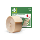 Cederroth Fingerverband Soft Foam, selbstklebend, 6 cm x 4,5 m – Beige