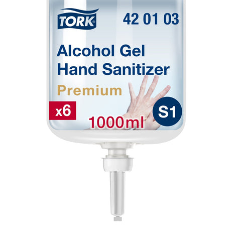 Tork Händedesinfektionsgel S1/S11, parfümfrei und ohne klebrige Rückstände – Ansicht 3