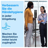 Tork Desinfektionssäule für Händedesinfektion, freistehend, schwarz, S1 – Ansicht 4
