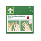 Cederroth Fingerverband Soft Foam, selbstklebend, 3 cm x 4,5 m – Beige – Ansicht 2