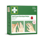 Cederroth Fingerverband Soft Foam, selbstklebend, 3 cm x 4,5 m – Beige – Ansicht 3