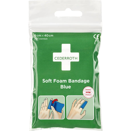 Cederroth Fingerverband Soft Foam Pocket Size, 6 cm x 40 cm