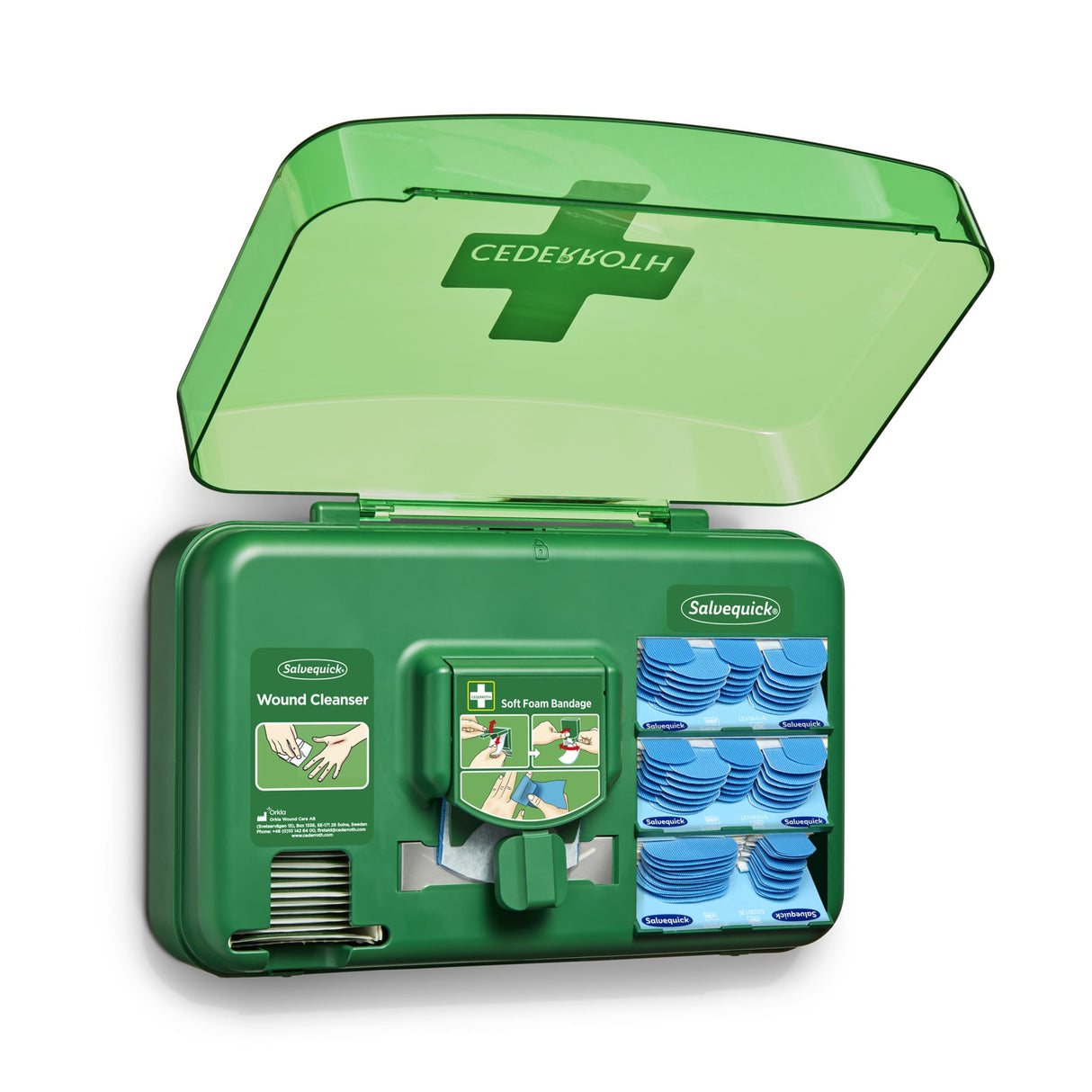 Cederroth Wound Care Dispenser Pflasterspender, gefüllt – Blau – Ansicht 5