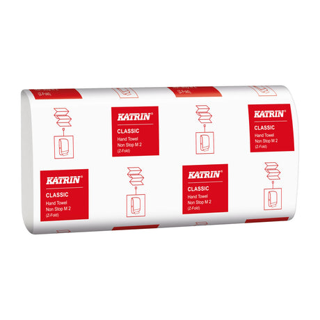 KATRIN Z-Falz Falthandtücher Non Stop M 160 Blatt, Handy Pack